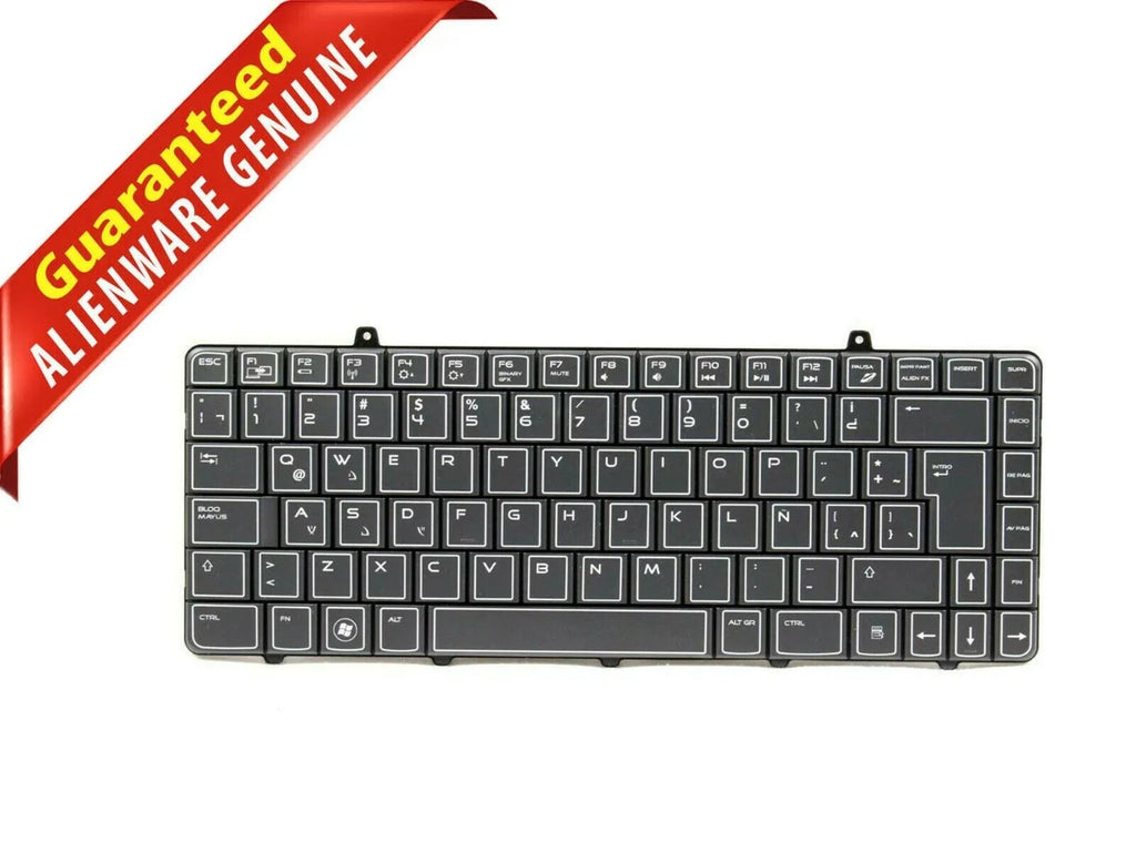 Pre-Owned Dell Alienware M11X Spanish-Latin PK130BB1A16 Laptop Keyboard DN229 - Like New