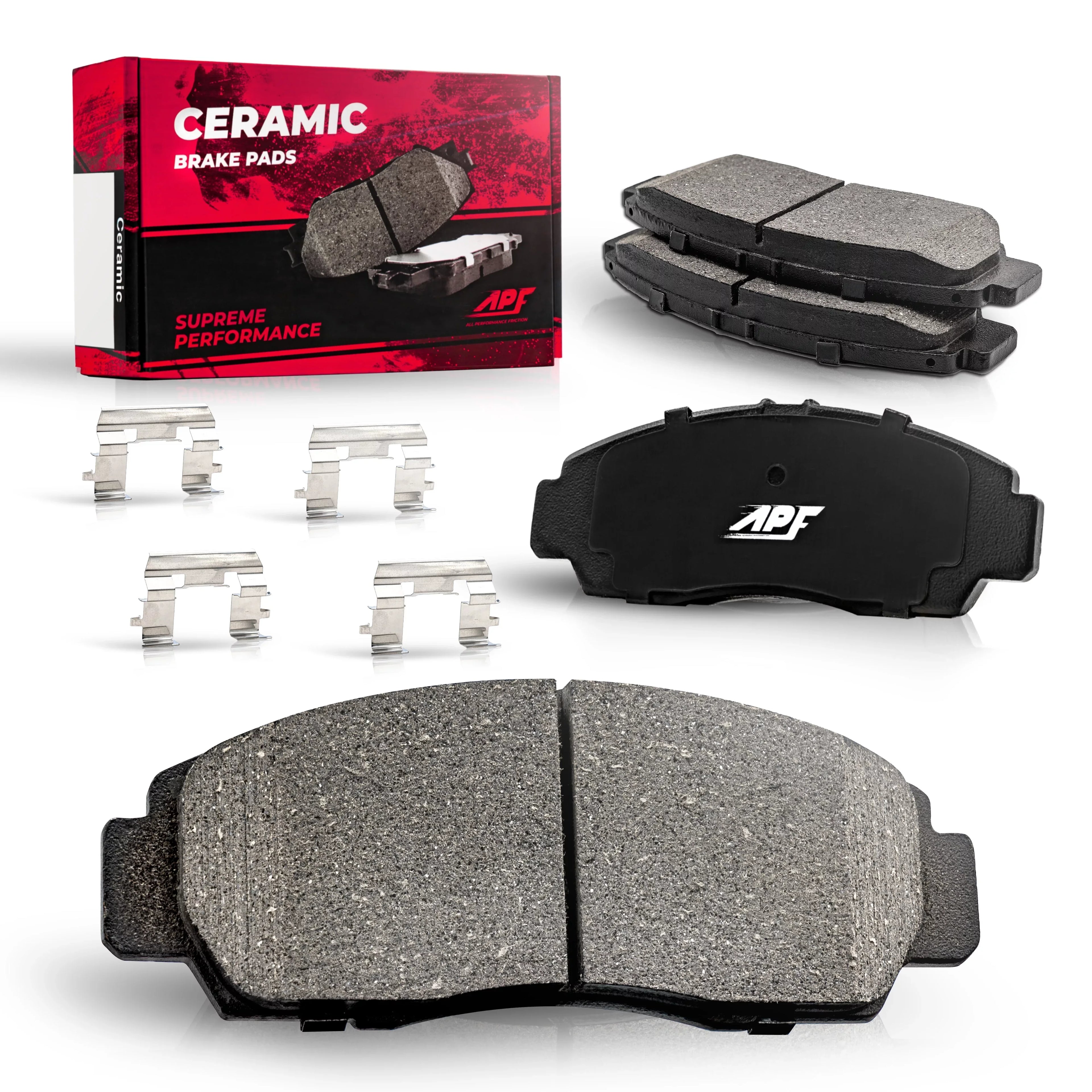 Front Ceramic Carbon Fiber Brake Pads 2003-2011 Ford Ranger