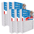 16x20x4 Air Filter MERV 11 Comparable to MPR 1000, MPR 1200 & FPR 7 with White Rodgers FR1000M-111 Premium USA Made 16x20x4 Furnace Filter 6 Pack MERV 11 by AIRX FILTERS WICKED CLEAN AIR.