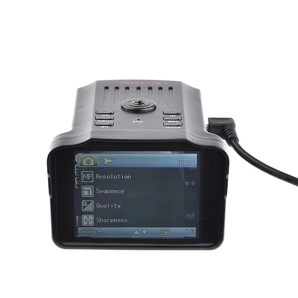 moobody 2-in-1 Car Recorder and Radars Speed Detector 1080P Dash Cam Car camera DVR Car Dashboard Camera 140° Wide Angle