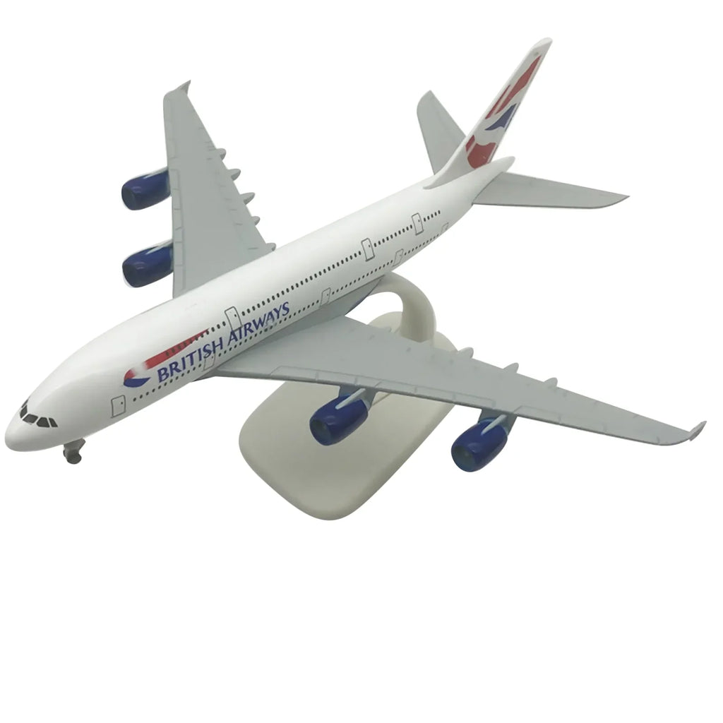 British Airways A380 Alloy Plane Model Retro and Elegant Decoration Aircraft Model Living Room or Display Room