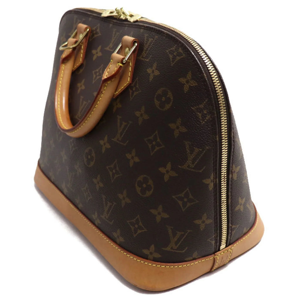 Pre-Owned LOUIS VUITTON Alma Handbag Monogram Brown M51130 BA0030 Women's (Good)