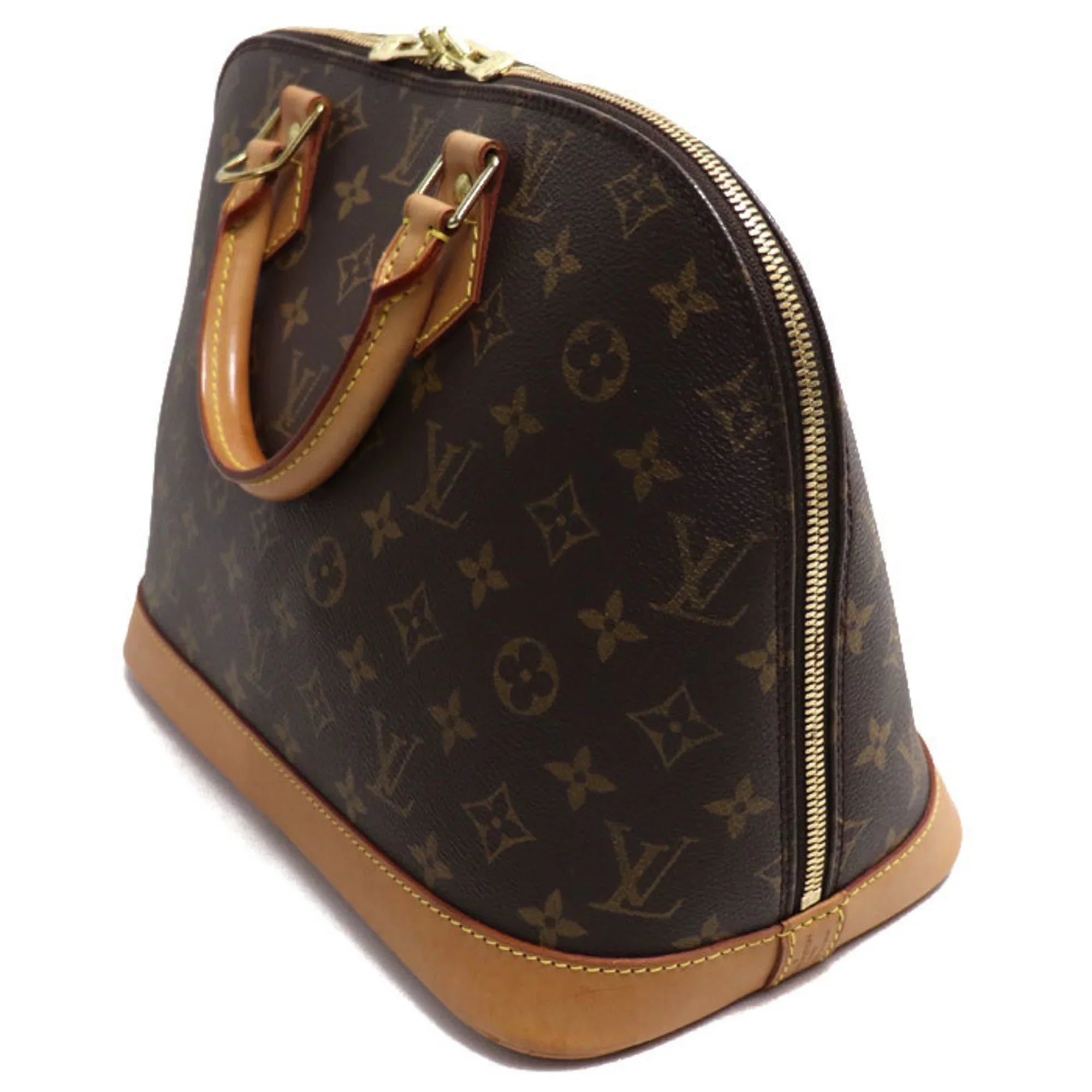 Pre-Owned LOUIS VUITTON Alma Handbag Monogram Brown M51130 BA0030 Women's (Good)