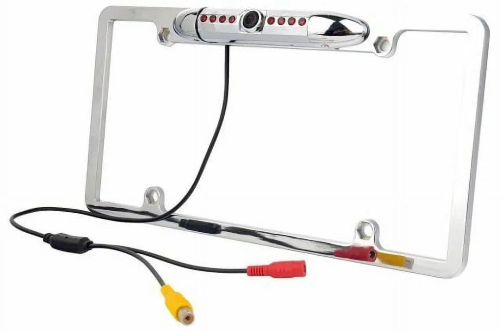 FOR KENWOOD DNN991HD DNN-991HD NIGHT VISION COLOR REAR VIEW CAMERA SILVER FRAME