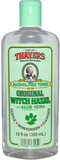 2 Pack - Thayers Witch Hazel Aloe Vera Toner, Original, 12 fl oz