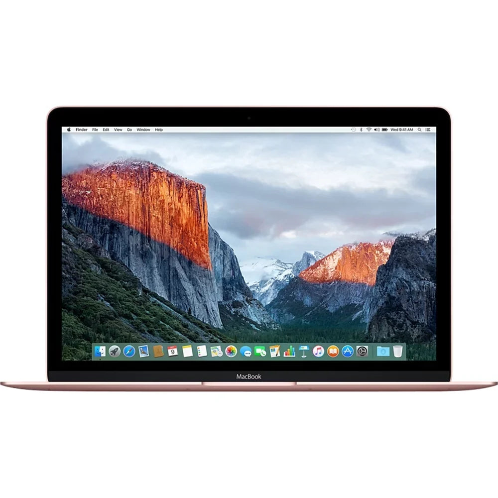 Apple MacBook Laptop 12", Intel Core m3-6Y30, 8GB RAM, 256GB SSD, Mac OS X 10.11, Rose Gold, MMGL2LL/A (Used)
