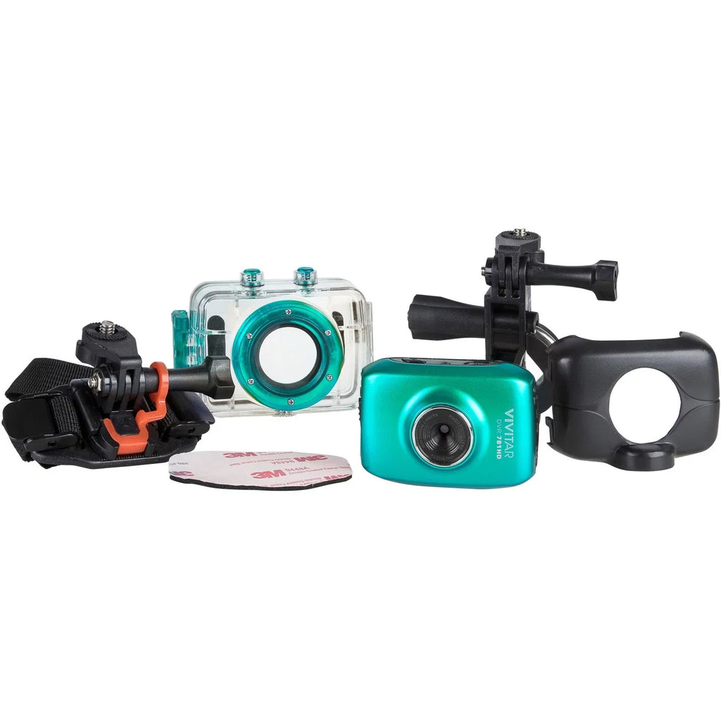 Vivitar 5.1MP ACTION CAMCORDER 720P Teal