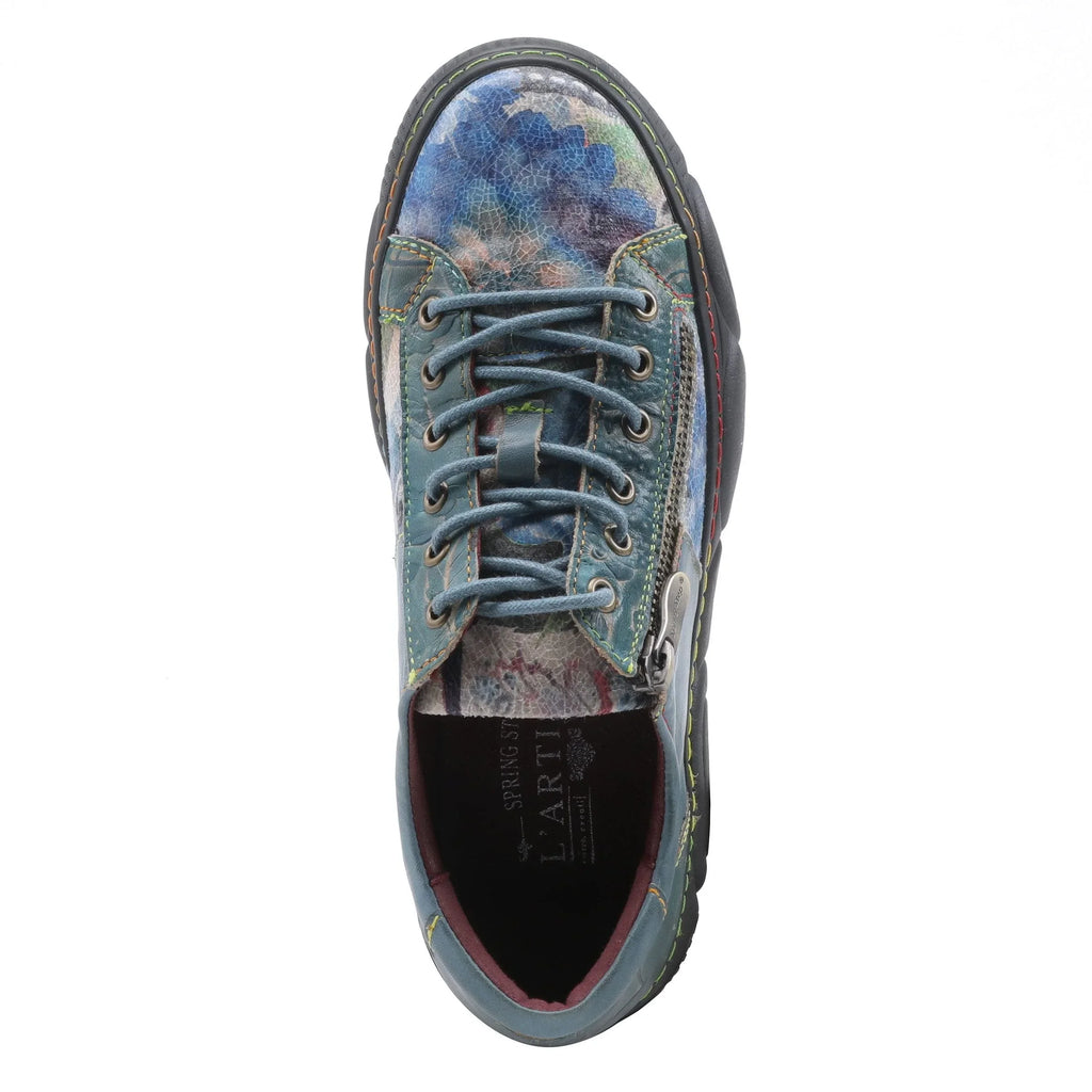 Spring Step L`Artiste Women's Danli-Bloom Sneaker Blue Multi EU 36 / US 5.5-6