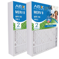 16x20x4 Air Filter MERV 8 Comparable to MPR 700 & FPR 5 with Bryant Carrier FILXXFNC-0017 Premium USA Made 16x20x4 Furnace Filter 2 Pack by AIRX FILTERS WICKED CLEAN AIR.