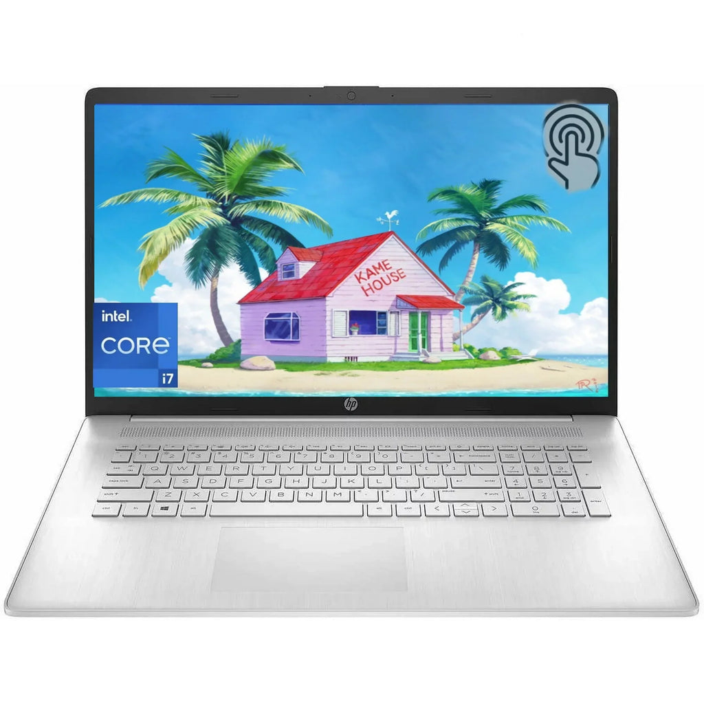 New HP 17 Laptop,17.3" HD Touchscreen Laptop,Intel Core i7-1355U Processor,16GB RAM 1TB SSD,Intel Iris Xe Graphics,Backlit Keyboard,Webcam,HDMI,Wi-Fi ,Bluetooth , Windows 11 Home,Silver