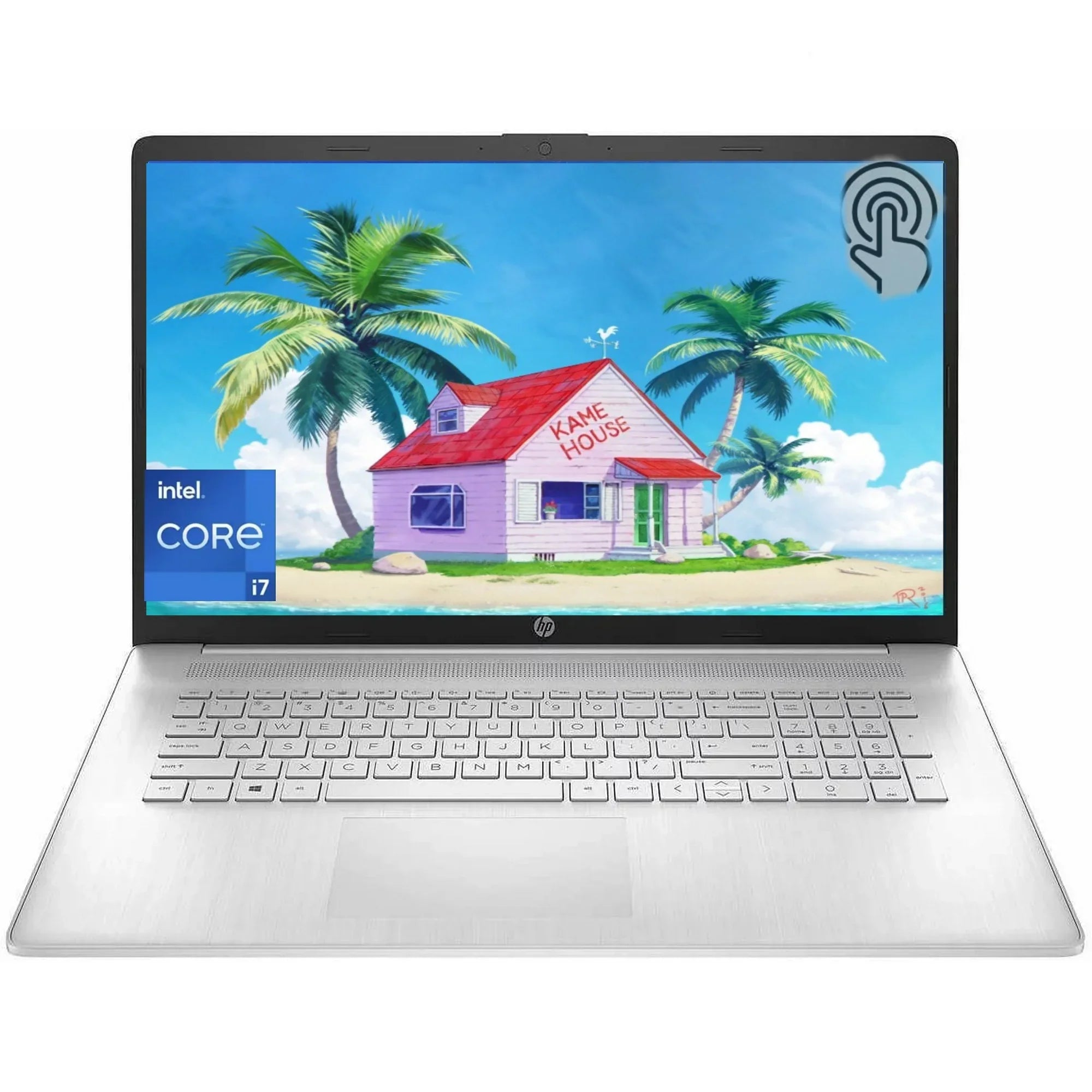 New HP 17 Laptop,17.3" HD Touchscreen Laptop,Intel Core i7-1355U Processor,16GB RAM 1TB SSD,Intel Iris Xe Graphics,Backlit Keyboard,Webcam,HDMI,Wi-Fi ,Bluetooth , Windows 11 Home,Silver