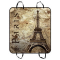GCKG Paris Eiffel Tower Pet Car Seat Shield Dog Car Seat Mat Hammock Cargo Mat Trunk Mat For Cars Trucks and SUV 54x60 inches