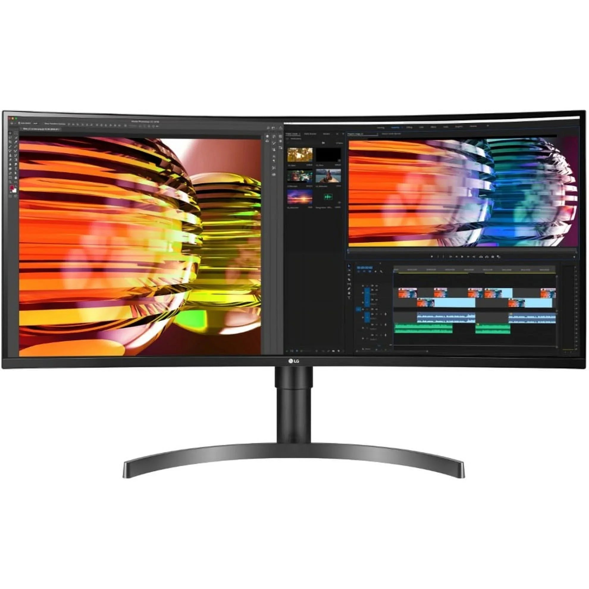 LG Ultrawide 35WN65C-B 35" Class WQHD Curved Screen Gaming LCD Monitor, 21:9
