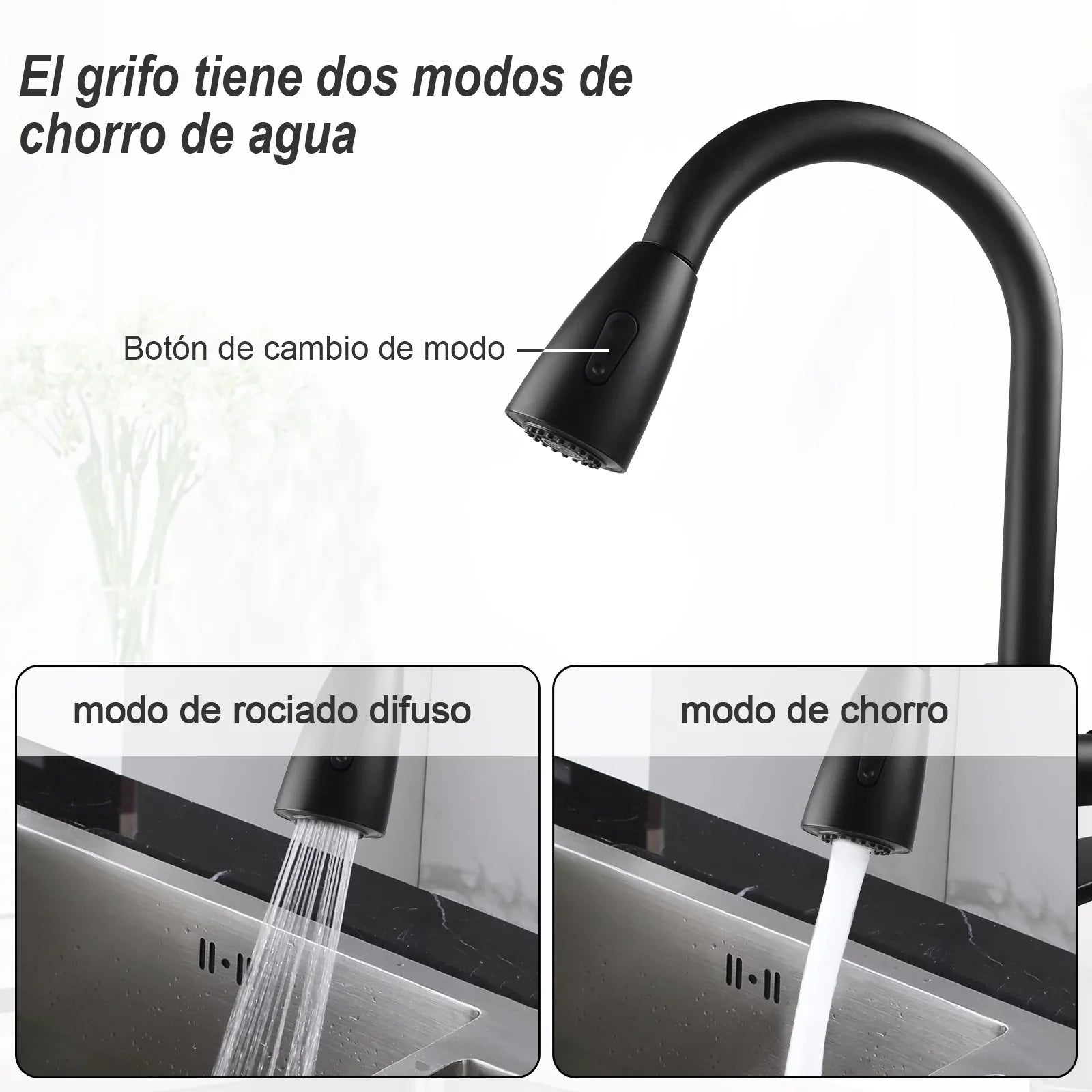 Kitchen Faucet with Pull Down Sprayer, High Arc Single Handle Kitchen Sink Faucet with Deck Plate, Commercial Modern Stainless Steel Kitchen Faucets Kitchen, RV, Bar, Silver