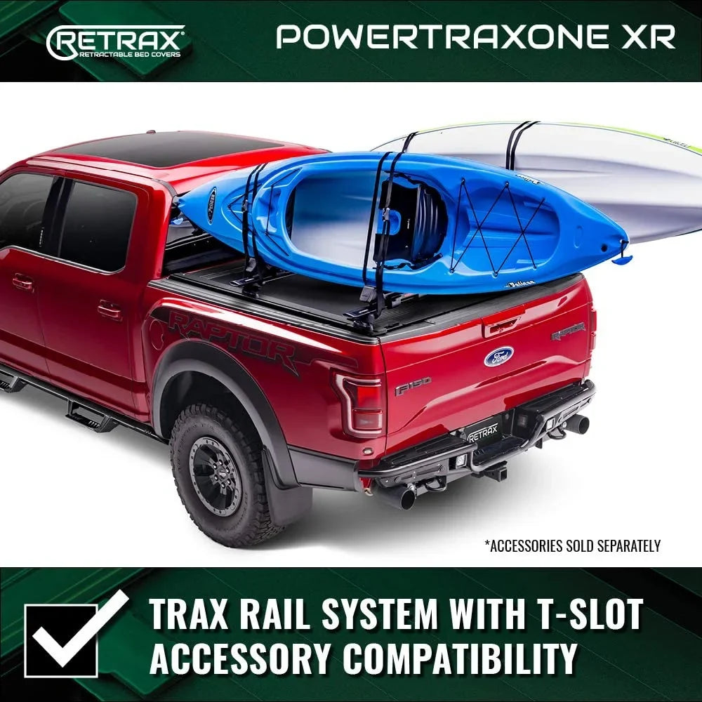 Retrax By Realtruck PowertraxONE XR Retractable Truck Bed Tonneau Shield | T-70862 | With Select 2022-2023 Toyota Tundra w/o Deck Rail System 6' 7" Bed (78.7")