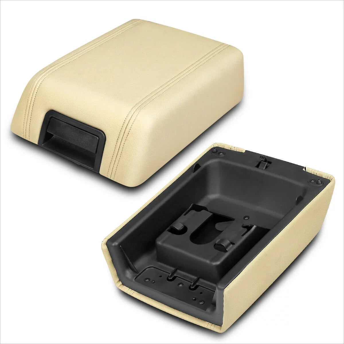 Teledu Beige Center Console Top Lid Repair Kit Armrest Latch Shield For Ford Lincoln