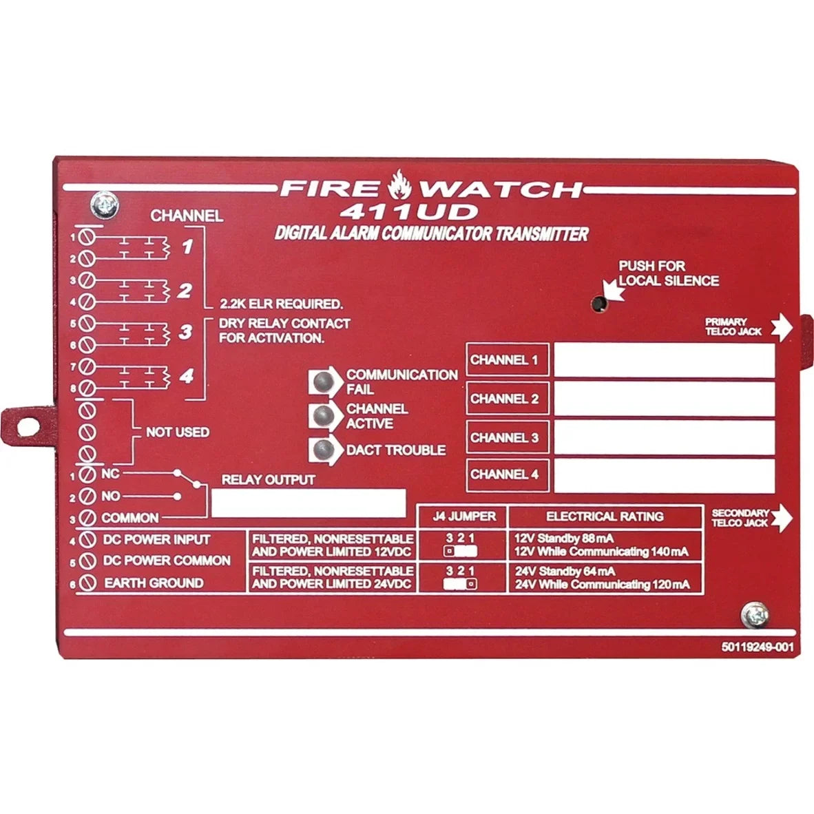 Fire-Lite 411UD Fire Alarm Control/Communicator