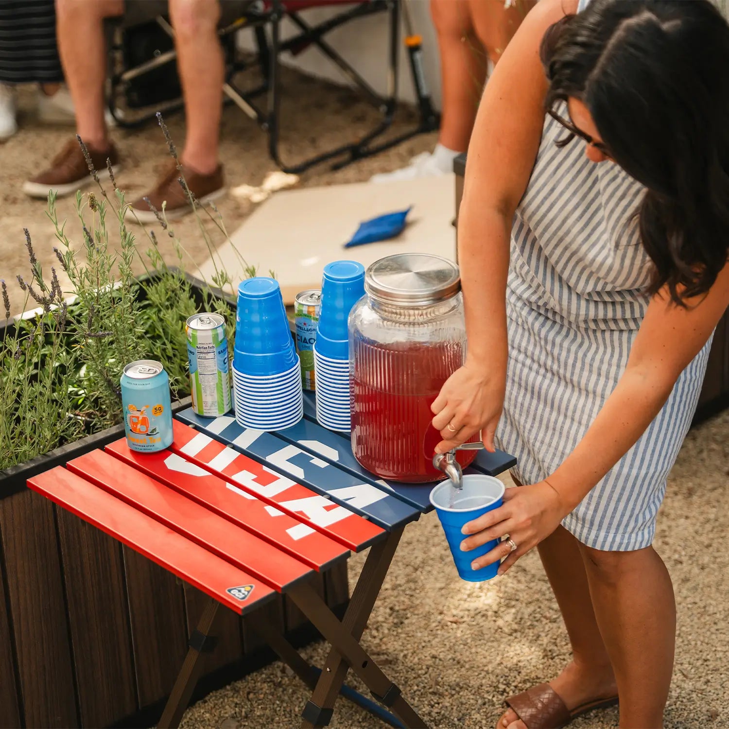 Compact Camp Table 20™ - USA Anniversary Deluxe | Reserve SP97