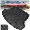 1pcs Cargo Liner Mat Honda CR-V CRV 2007-2011 Boot Rear Trunk Floor Tray Waterproof All , Black