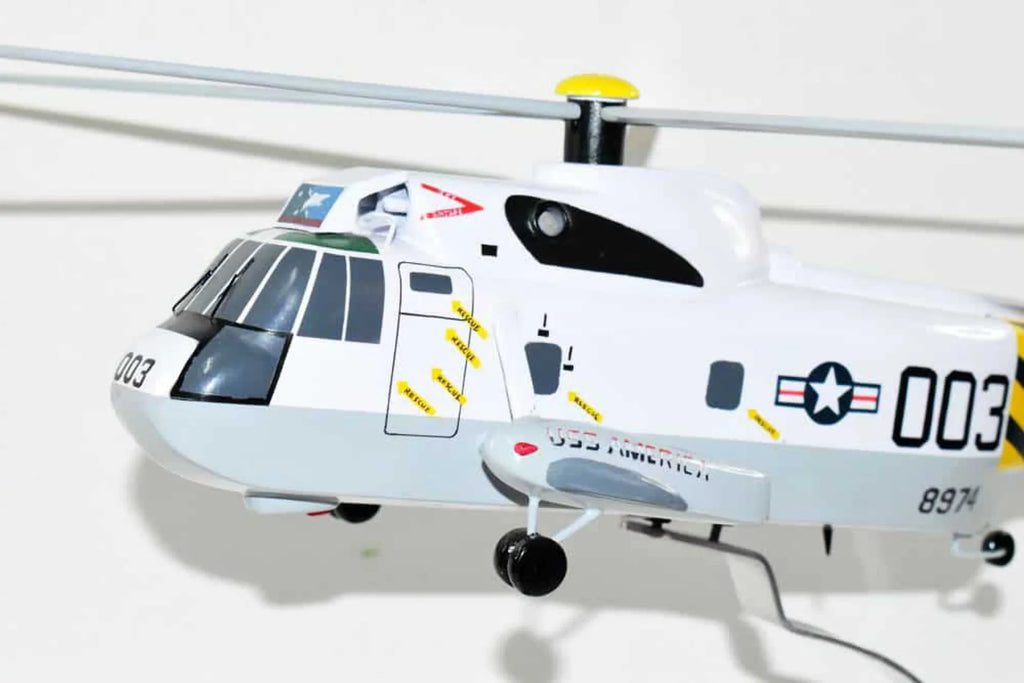 Sikorsky® SH-3 SEA KING™, HC-2 Fleet Angels (1974), 16 Mahogany Scale Model
