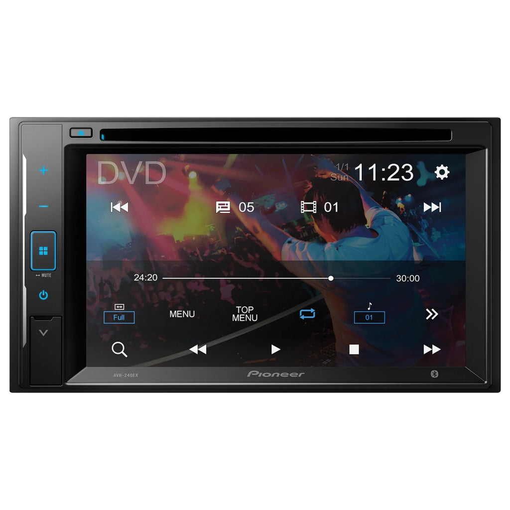 Restored Premium Pioneer 6.2-Inch Resistive Touchscreen DVD Receiver (Refurbished)