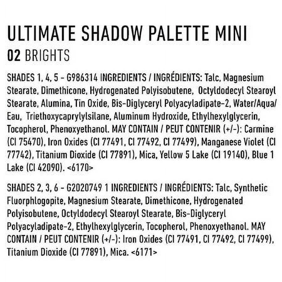 NYX Professional Makeup Ultimate Shadow Palette Mini1.0 ea Pack of 2