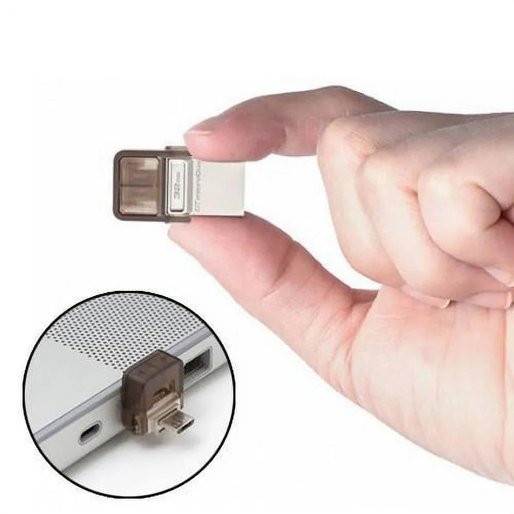 Dual Port Micro USB Flash Drive | Store Files Conveniently
