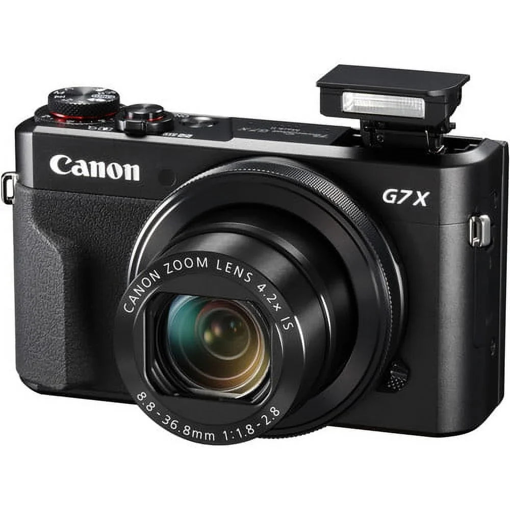 Canon PowerShot G7X Mark II Digital Camera + Pixi Starter Bundle Kit