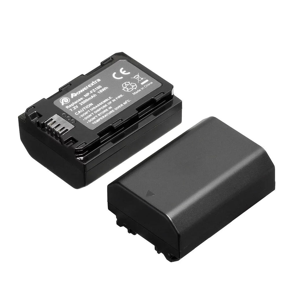 2500mAh Battery Sony NP-FZ100 Sony Alpha A9 A7 III A7R III DSLR Camera