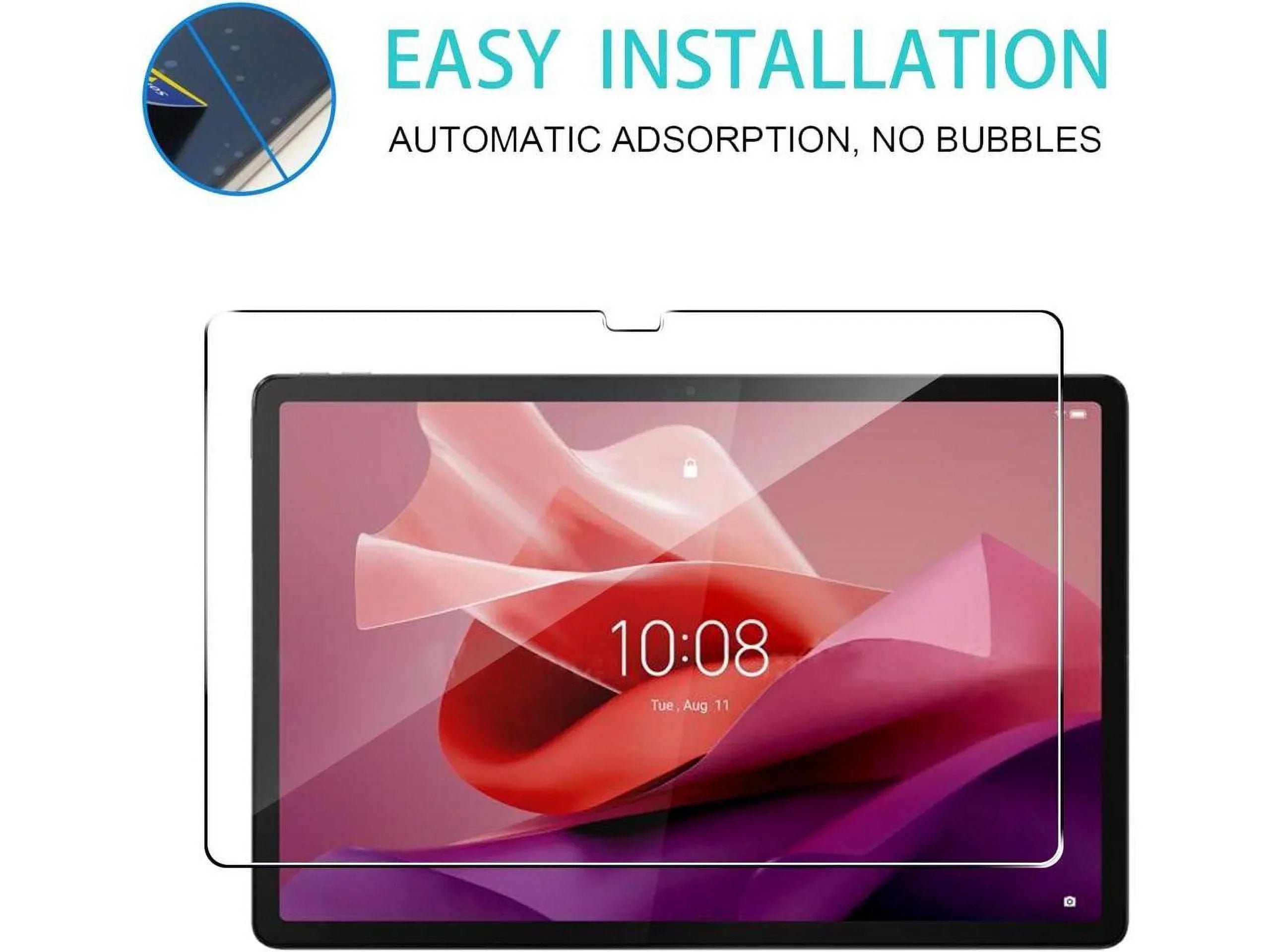[2-Pack] Screen Protector Lenovo Tab P12 / Lenovo Xiaoxin Pad Pro 12.7 inch Tempered Glass Screen Protector Film, S Pen , Anti-Fingerprint, Anti-Scratch