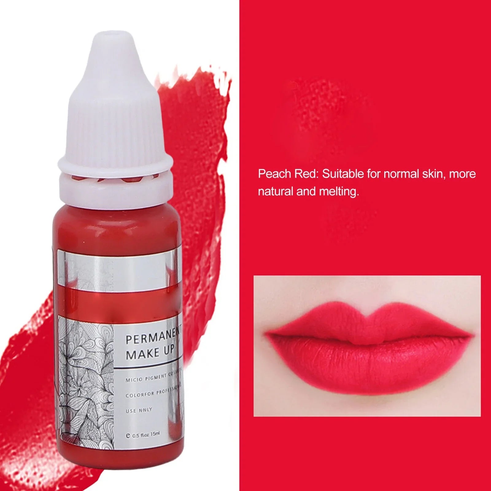 120ml Makeup Tattoo Ink Semi Permanent Lip Microblading Pigment Color 8pcs
