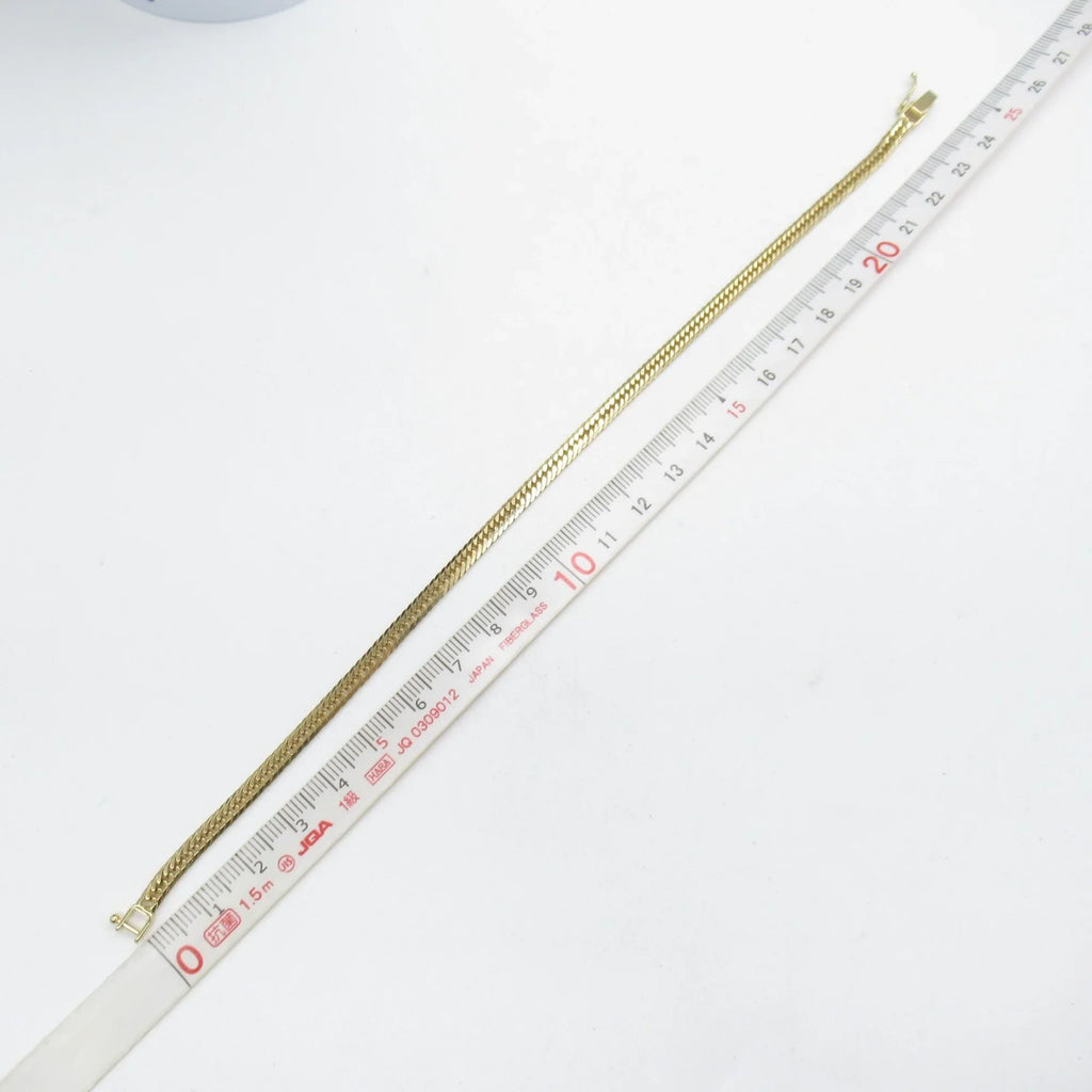 Pre-Owned JEWELRY 8 Men T Kihei Bracelet Gold K18 (Yellow Gold) (New)