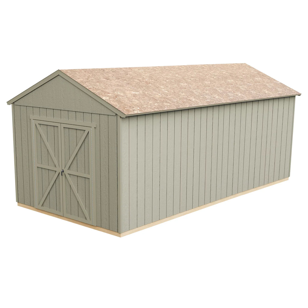 Handy Home Products Astoria 12 ft. x 24 ft. Wood Storage Shed