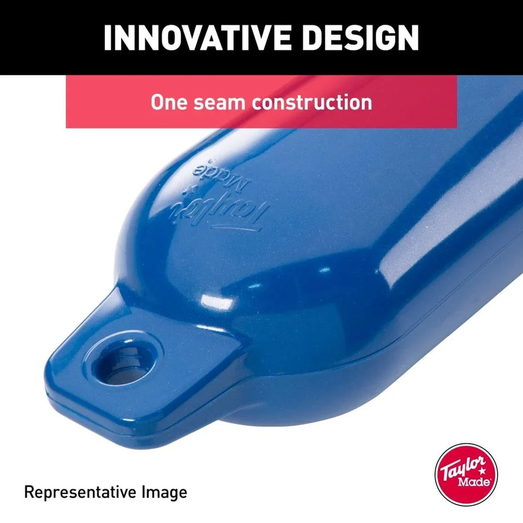 Taylor Made 54327100 Hull Guard Inflatable Vinyl Fender - Blue - 4.5 in. x 16 in.