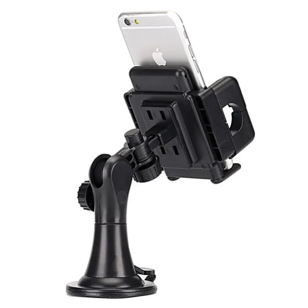 USB Cable w Car Mount, Retractable Type-C Charger, Dash Windshield Holder N2Z Samsung Galaxy A9 A50 A20 A10e - Sonim XP8 XP3 - Sony Xperia 5 10 Plus 1 - Xiaomi Redmi Note 7, Mi Mix 2 9T 9