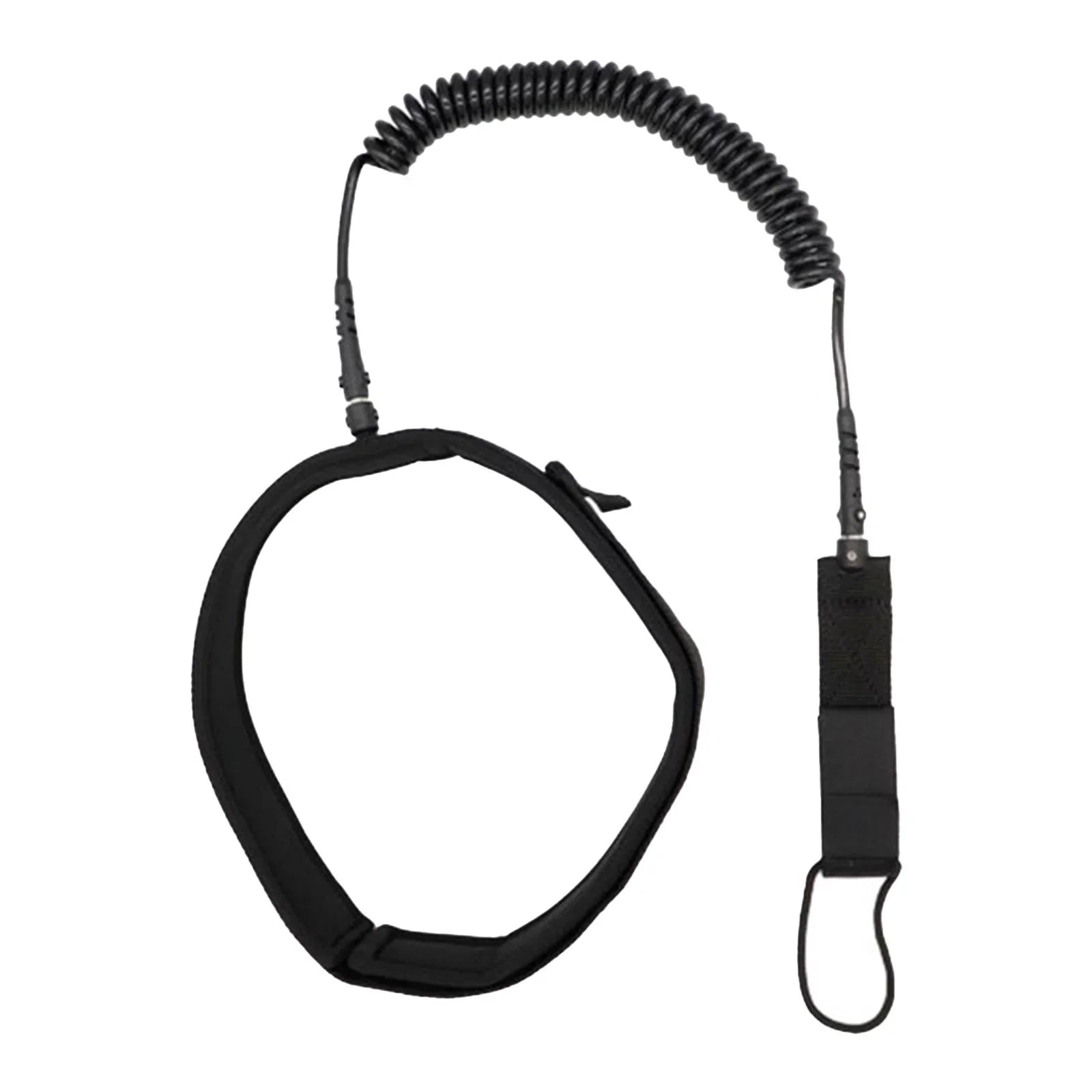 Surfboard Leash Coiled Surfing Leash Paddle Board Waist Belt Surf Leash Water Sports Stand up Paddleboard, Shortboard, Skimboard, Longboard 10FT