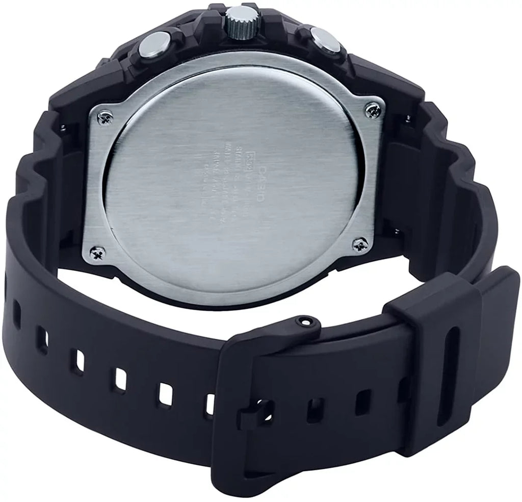 Men's Large Face Diver Style Watch, Black/Blue