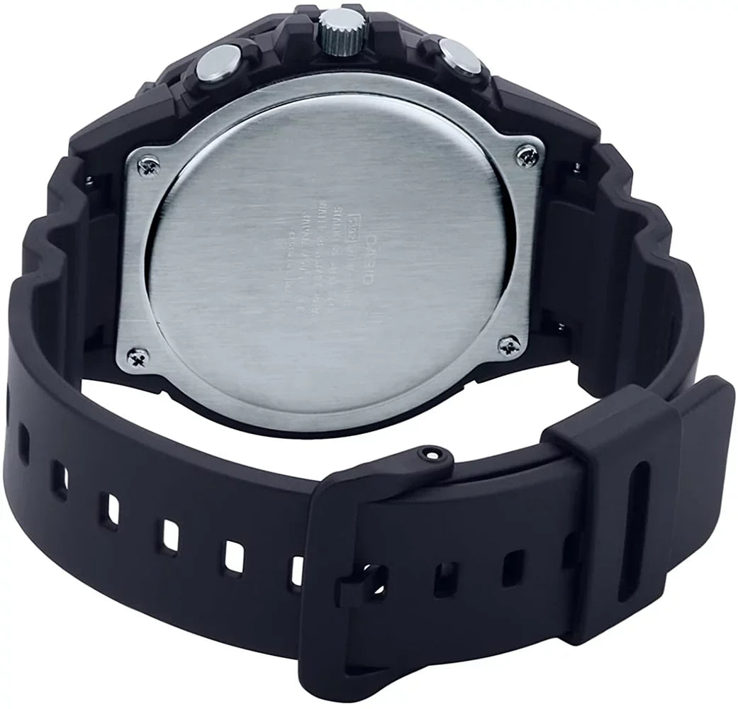 Men's Large Face Diver Style Watch, Black/Blue
