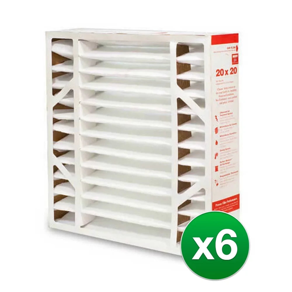 Replacement Honeywell FC100A1011 20x20x5 AC Furnance Air Filter MERV 11 (6 Pack)