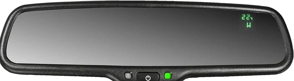 BOYO VISION BOYO VTM43TC - Replacement Rear-View Mirror with 4.3" TFT-LCD Backup Camera Monitor, Auto-Dimming and Temperature/Compass Display,VTM43TCA Standard Packaging