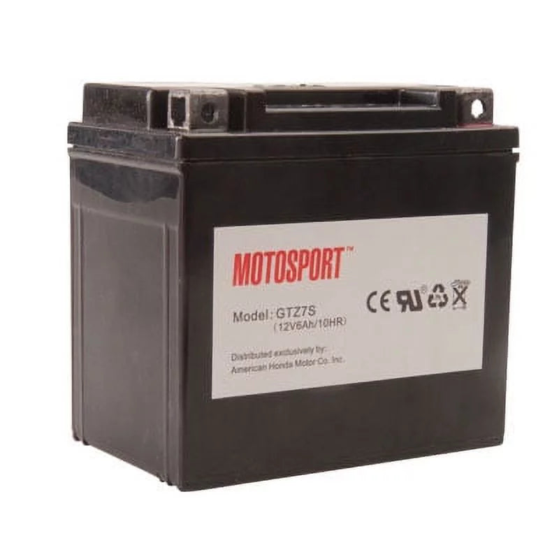 Motosport Maintenance-Free Battery with Acid GTZ7S Honda CRF450X 2005-2009