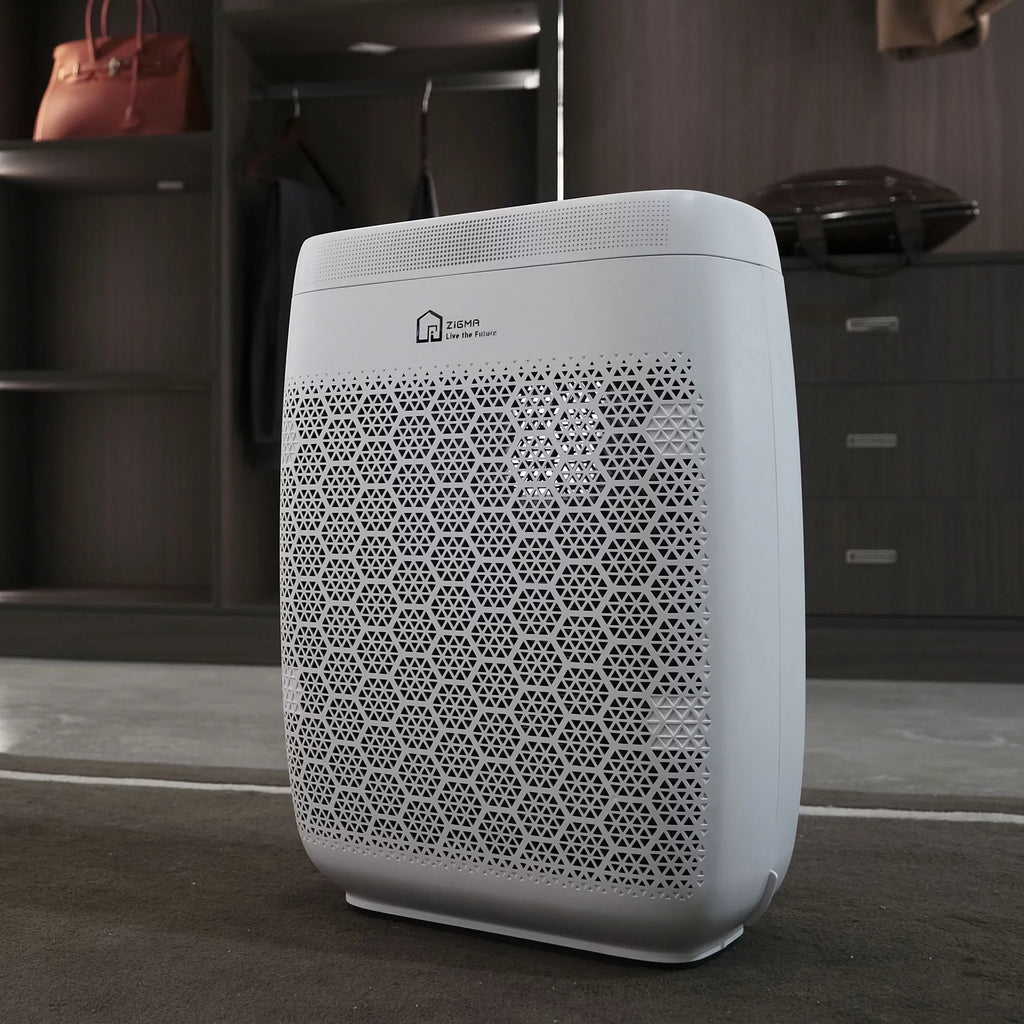 Zigma Aerio-300 1580 Sq Ft Smart 5-in1 HEPA Air Purifier Home, White
