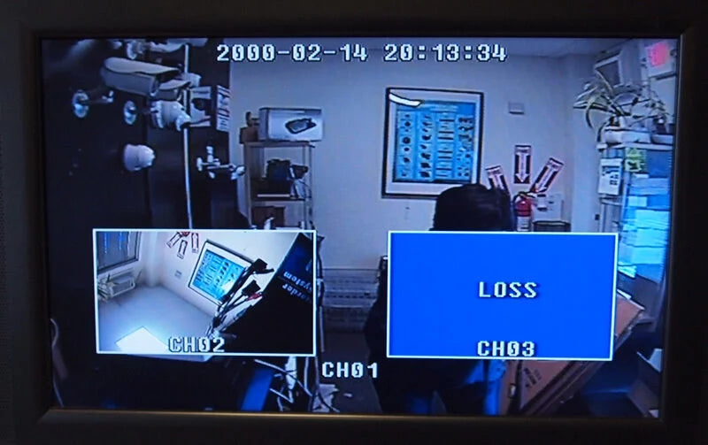 Evertech Analog Security Camera CCTV 4 Channel / Port (4 Camera) Color Quad Splitter Processor Real Time with Remote Control and 2000mA adapter