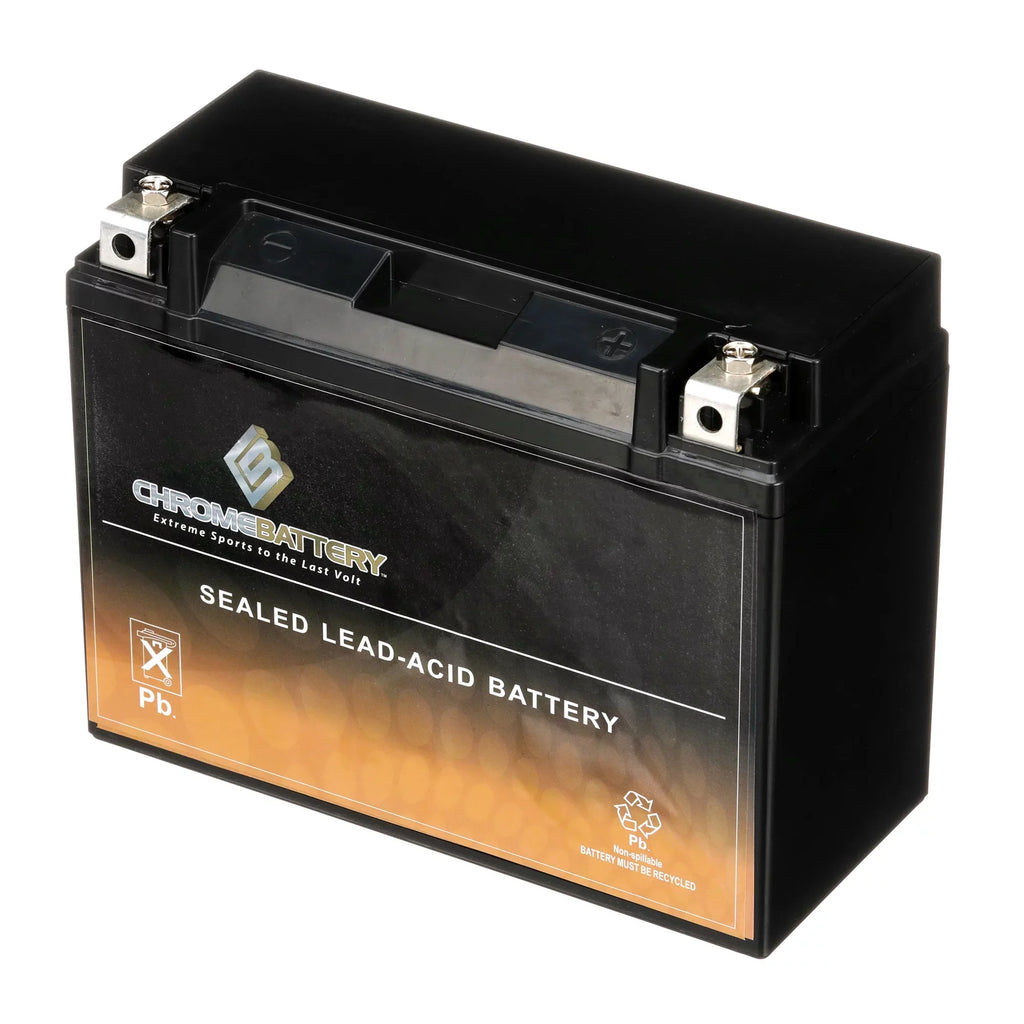 Chrome Battery Y50-n18l-a3 (50-n18l-a3 12 Volts,20 Ah, 260 Cca) Motorcycle Battery Honda Gl1100 Gold Wing 1100cc 80-'83
