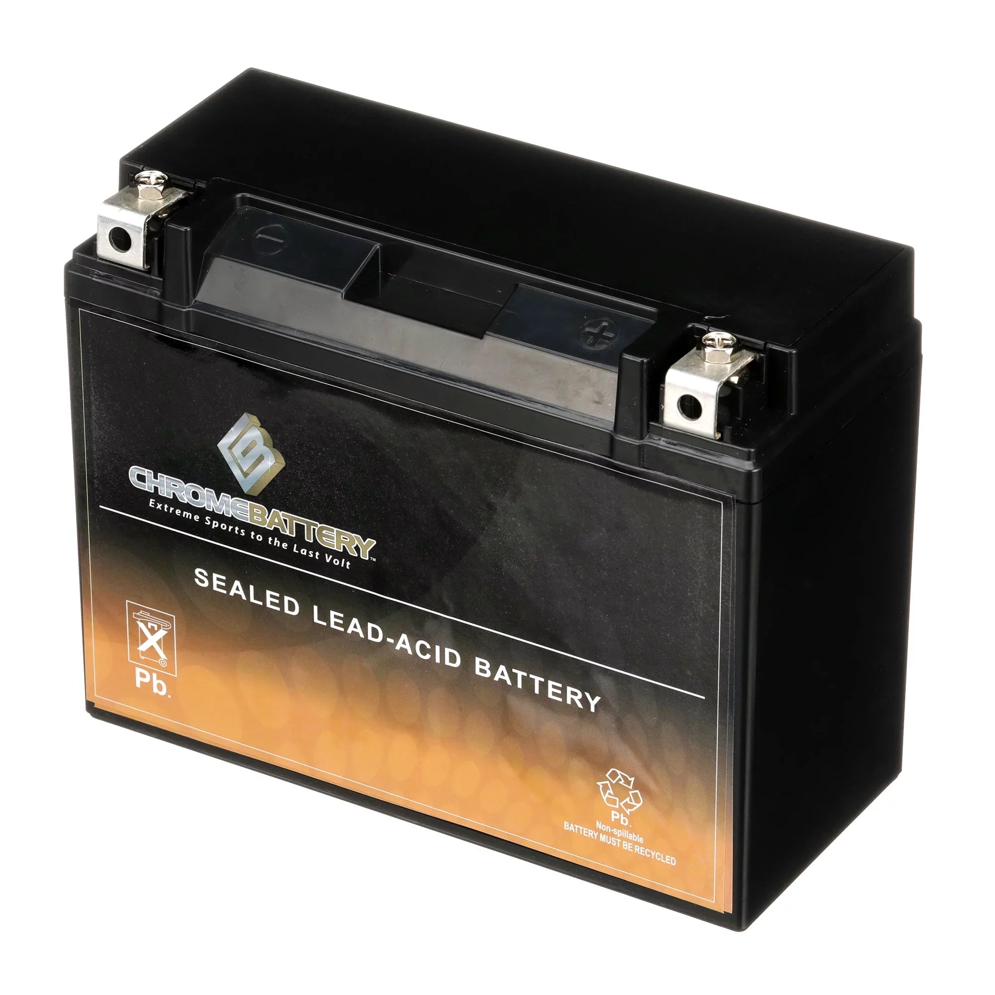 Chrome Battery Y50-n18l-a3 (50-n18l-a3 12 Volts,20 Ah, 260 Cca) Motorcycle Battery Honda Gl1100 Gold Wing 1100cc 80-'83