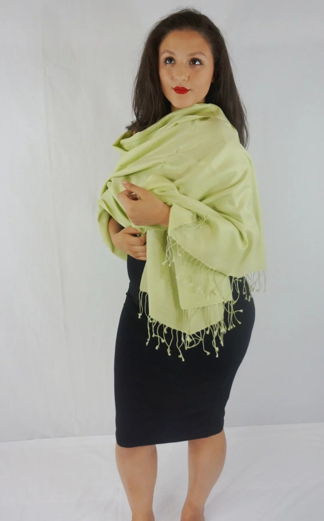 Scarf/Scarves/Shawl/Shawls/Stole/Wrap/Pashmina Scarf/Pashmina Shawl/Cashmere/Cashmere Scarf/Wool/Silk (Mint Green)