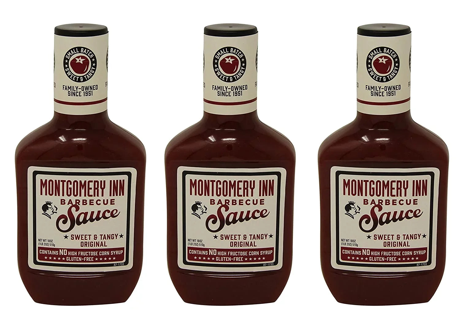 Montgomery Inn Barbecue Sauce, Original, 18oz (Pack of 3)