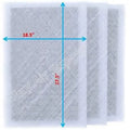 RAYAIR SUPPLY 20x30 Replacement Filter Pads with SolaceAir Air Cleaner 20x30 Refills (3 Pack) WHITE