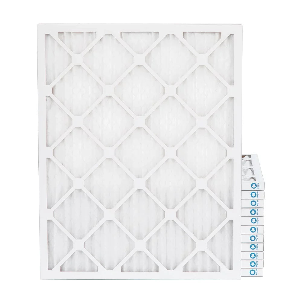 14x25x1 MERV 11, MPR 1000 Pleated AC Furnace 1" Air Filters by Pamlico. Case of 12. Actual Size: 13-1/2 x 24-1/2 x 3/4