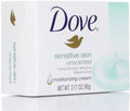 Dove, Bar Soap For Sensitive Skin 3.15 Oz 25.2 Ounce, (Pack Of 8)